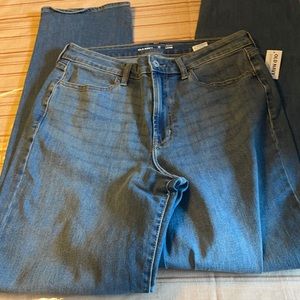 NWT OLD NAVY HIGH-RISE LOOSE JEANS 10 TALL